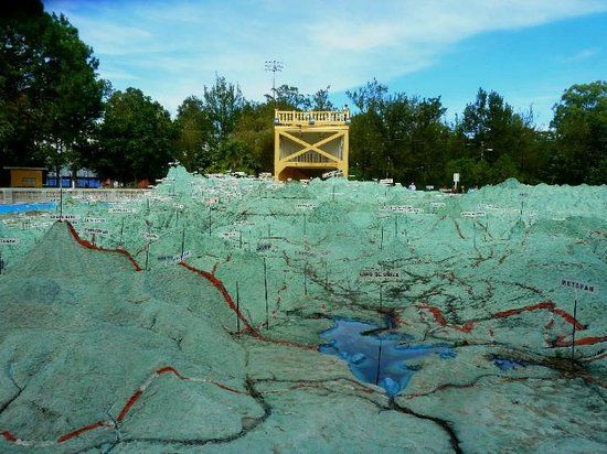 Relief map of Guatemala